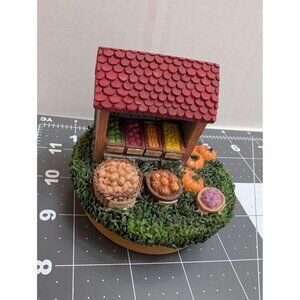 Our America candle topper fall Farmers Market sunflowers pumpkin country